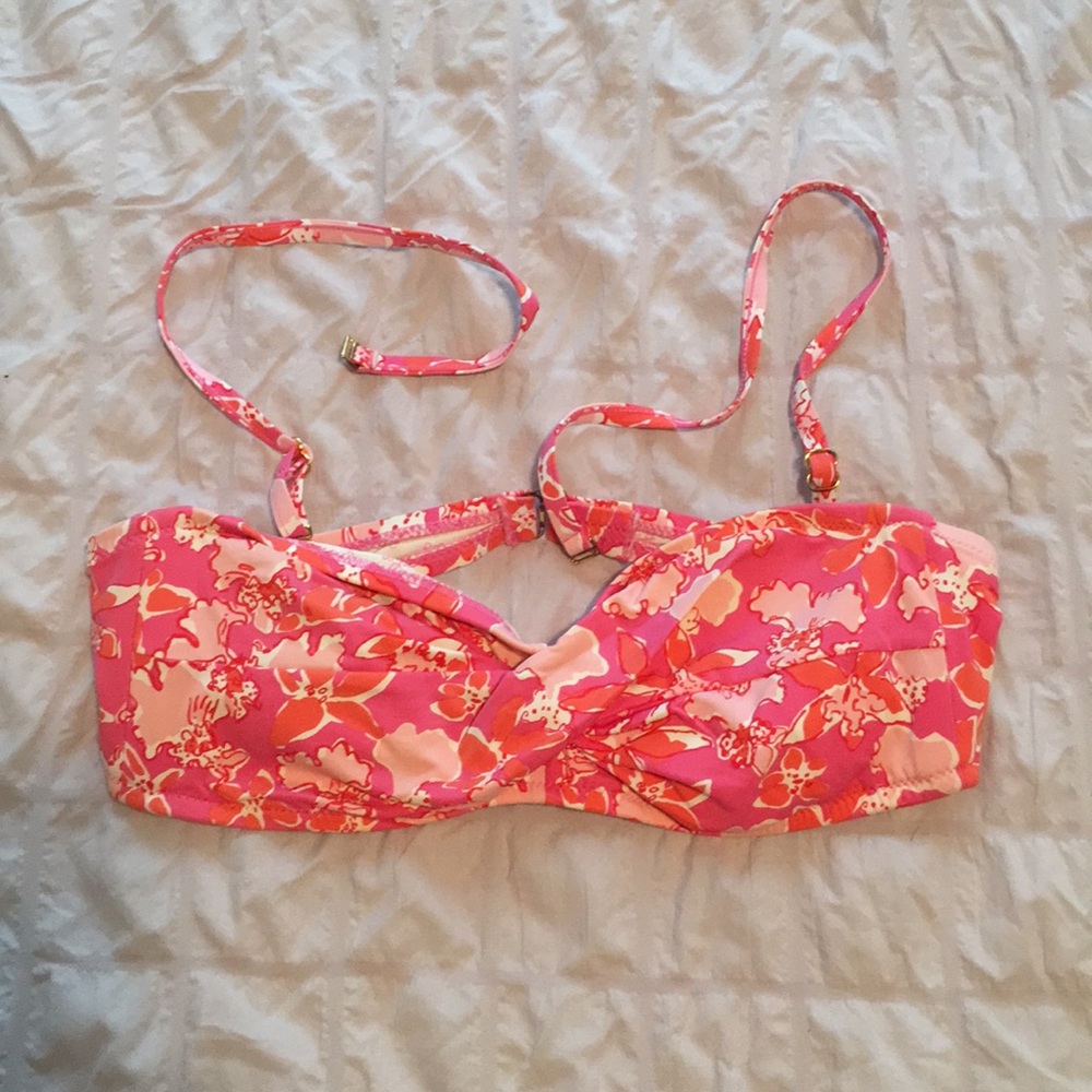 Lily Pulitzer bathing suit top- adjustable straps